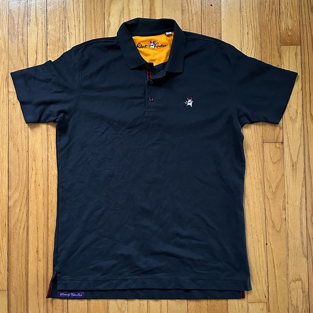 Robert Graham Devil Classic Fit Polo Size L